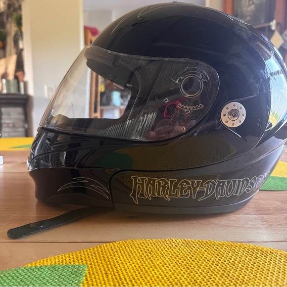 Harley-Davidson Black Full Face Motorcycle Helmet - Picture 5 of 11